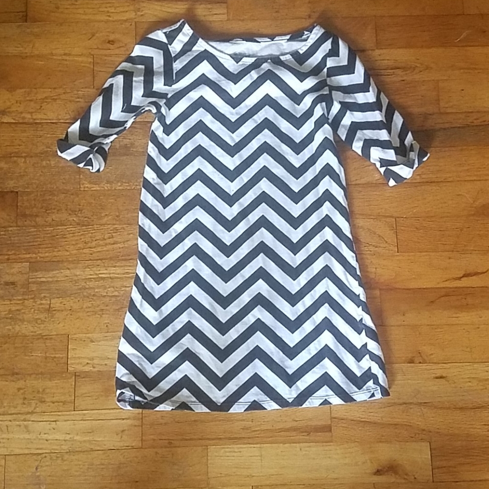 Black and white dress